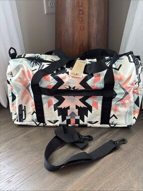 Calin Collection polyester light travel,zip top/interior & side pocket,light